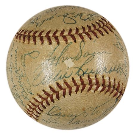 Lot #1350 NY Yankees Baseball - Image 5