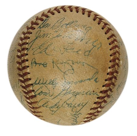 Lot #1350 NY Yankees Baseball - Image 6