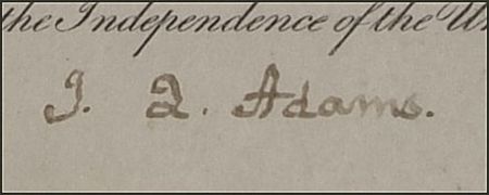 Lot #3 John Quincy Adams: Adams approves the 1826 sale of 80 acres of Springfield, Illinois land - Image 3