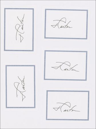 Lot #20 Jimmy Carter Bookplates