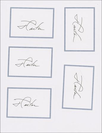 Lot #20 Jimmy Carter Bookplates - Image 2