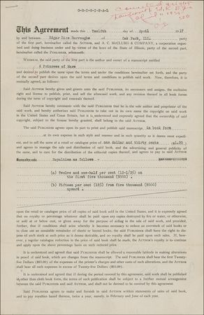 Lot #555 Edgar Rice Burroughs: Before Tarzan, Burroughs explores the world of science fiction via A Princess of Mars - Image 1