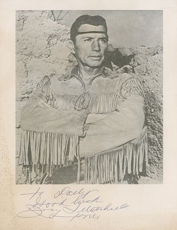 Lot #1098 Lone Ranger: Clayton Moore and Jay Silverheels Signed Photographs - Image 1