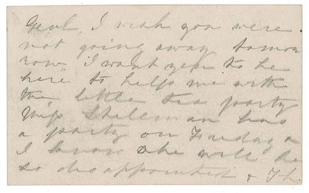 Lot #81 Julia D. Grant: Taking a break from the 1868 presidential campaign, Mrs. Grant implores on behalf of her husband: ?The Genl. expected you to go with him to hear Bishop Simpson tomorrow evening? - Image 2