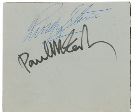 Lot #724 Beatles: Fab set of Fab Four signatures - Image 2