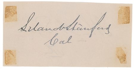Lot #363 Leland Stanford and John A. Logan Signatures - Image 1