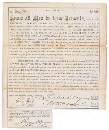 Lot #388 George A. Trenholm - Image 2