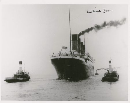 Lot #387 Titanic: Millvina Dean Signed Photographs - Image 1