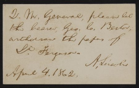 Lot #134 Abraham Lincoln: Lincoln orders a Civil War quartermaster to grant a request by a Peoria icon - Image 2