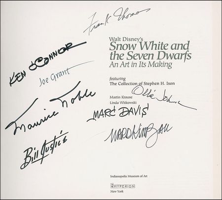 Lot #652 Disney Animators Book - Image 1