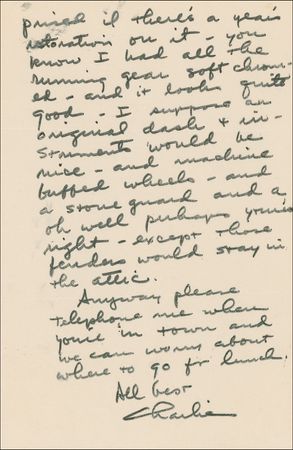 Lot #542 Charles Addams: Addams writes of Bugattis and Bugs - Image 4