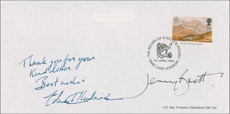 Lot #1170 Sherlock Holmes: Brett and Hardwicke First Day Cover - Image 1