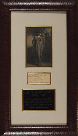 Lot #299 Pat Garrett: The legendary lawman signs in the west Texas town of El Paso - Image 1