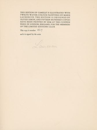 Lot #596 Marie Laurencin Book - Image 1