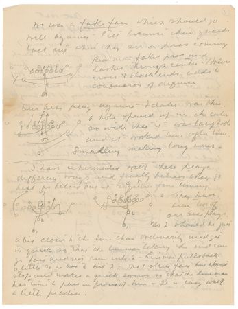 Lot #1390 Glenn ‘Pop’ Warner: ‘Pop’ Warner talks football and outlines nine offensive moves: “Our best play against Idaho was this. A hole opened up in the center so wide that it was laughable and it worked time after time” - Image 2