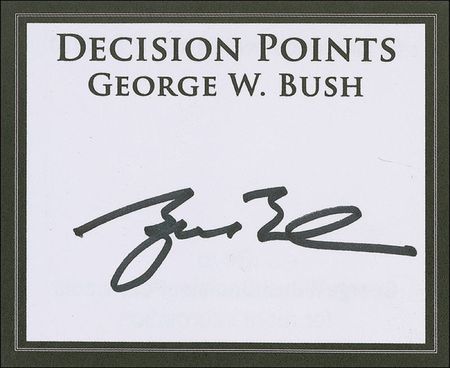 Lot #16 George W. and George H. W. Bush Bookplates