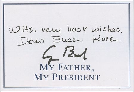 Lot #16 George W. and George H. W. Bush Bookplates - Image 2