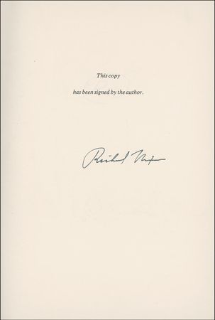 Lot #163 Richard Nixon Book - Image 1