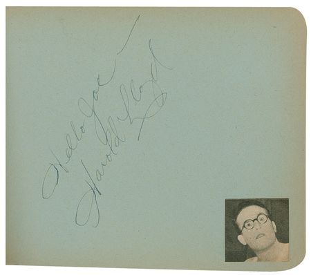 Lot #936 Autograph Albums: Fantastic collection of 900 vintage signatures including Marilyn, Bogart, Garland, Brando, Sinatra, Hepburn and hundreds of others - Image 12