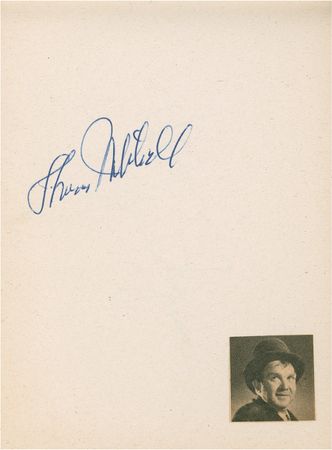 Lot #936 Autograph Albums: Fantastic collection of 900 vintage signatures including Marilyn, Bogart, Garland, Brando, Sinatra, Hepburn and hundreds of others - Image 14