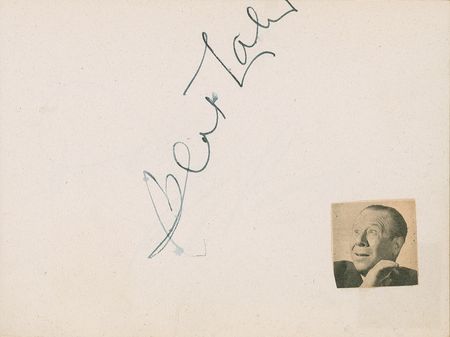 Lot #936 Autograph Albums: Fantastic collection of 900 vintage signatures including Marilyn, Bogart, Garland, Brando, Sinatra, Hepburn and hundreds of others - Image 23