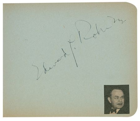 Lot #936 Autograph Albums: Fantastic collection of 900 vintage signatures including Marilyn, Bogart, Garland, Brando, Sinatra, Hepburn and hundreds of others - Image 29