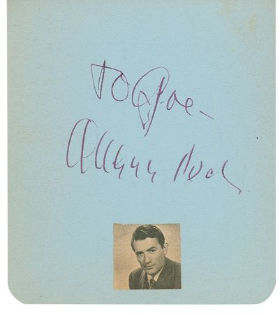 Lot #936 Autograph Albums: Fantastic collection of 900 vintage signatures including Marilyn, Bogart, Garland, Brando, Sinatra, Hepburn and hundreds of others - Image 40