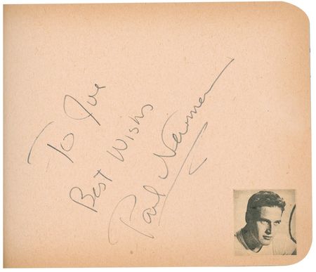 Lot #936 Autograph Albums: Fantastic collection of 900 vintage signatures including Marilyn, Bogart, Garland, Brando, Sinatra, Hepburn and hundreds of others - Image 42