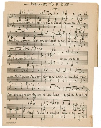 Lot #788 Duke Ellington Musical Manuscript - Image 2