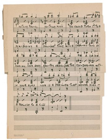 Lot #788 Duke Ellington Musical Manuscript - Image 3