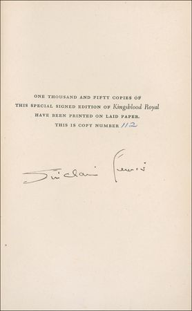 Lot #597 Sinclair Lewis Book - Image 1
