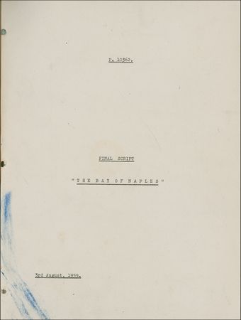 Lot #1021 Clark Gable Script - Image 2