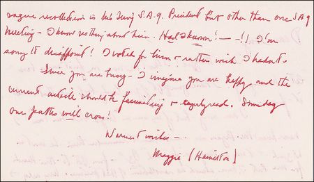 Lot #1216 Wizard of Oz: Margaret Hamilton Handwritten Letter Signed - Image 2