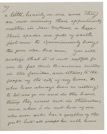 Lot #237 Clara Barton: ?Their spades are full of earth just now to ignominiously bury the poor old Red Cross??Barton comments on her famous rift with nemesis Mabel Boardman - Image 2