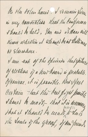 Lot #374 Supreme Court: Louis Brandeis: “It should be made more necessary to save the souls of the group, of our friends and of the Zionists of America—I might add of the Jews of America” - Image 3