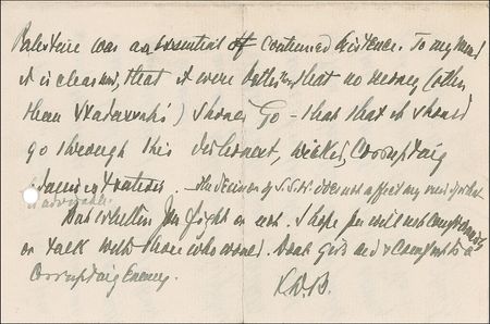 Lot #374 Supreme Court: Louis Brandeis: “It should be made more necessary to save the souls of the group, of our friends and of the Zionists of America—I might add of the Jews of America” - Image 4
