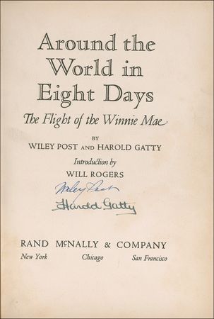 Lot #523 Wiley Post, Harold Gatty, and Will Rogers Group Lot - Image 1