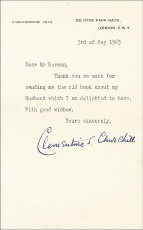 Lot #255 Winston and Clementine Churchill: In political isolation, Churchill agrees to a wealth of writing assignments - Image 2
