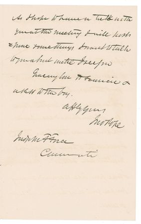 Lot #443 John Pope: General Pope attempts to strong-arm a Medal of Honor recipient to attend an Army of the Tennessee meeting - Image 3