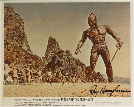 Lot #1044 Ray Harryhausen Signed Photographs - Image 2