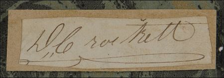 Lot #266 David Crockett: Elusive signature of the iconic Alamo defender - Image 2