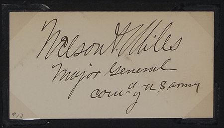 Lot #428 Nelson A. Miles and Geronimo: Miles, and his most famous conquest, Geronimo - Image 2