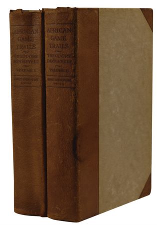 Lot #199 Theodore Roosevelt: TR’s scarce and desirable 1910 limited edition work, African Game Trails - Image 2
