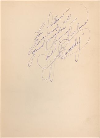 Lot #1062 Wizard of Oz: Acquired on the set of The Wizard of Oz in 1938, Judy signs as Dorothy along with five other main characters of the iconic cast - Image 2