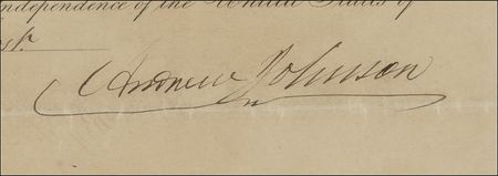 Lot #93 Andrew Johnson: Johnson sends a fellow Tennesseean to Paris for the 1867 World Exposition - Image 3