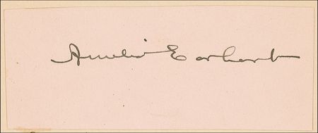 Lot #435 Amelia Earhart Signature - Image 1