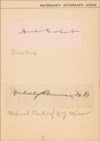 Lot #435 Amelia Earhart Signature - Image 2