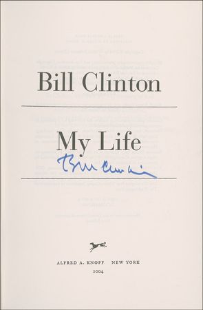 Lot #33 Bill Clinton Book