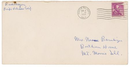 Lot #144 Ronald Reagan Birthday Card - Image 3