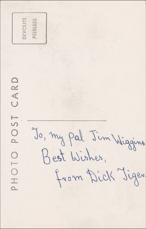 Lot #1343 Dick Tiger Signed Photograph - Image 2